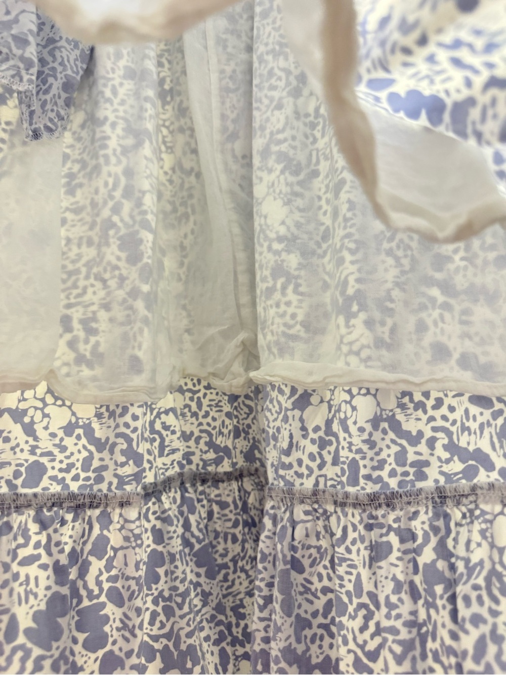 O.P.T Blue Spotted Maxi Nap Dress - Picture 9 of 14
